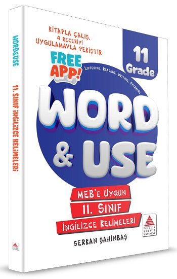 11. Sınıf İngilizce Kelimeleri – Serkan Şahinbaş – Delta Kültür Yayınevi – kitap kapağı
