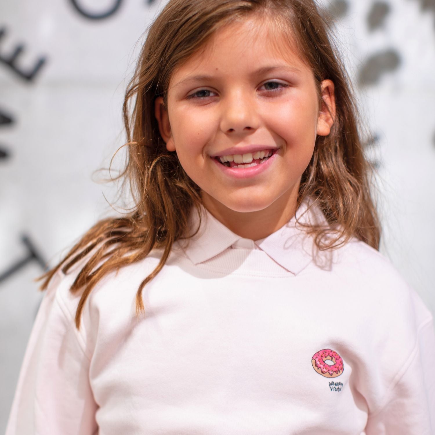 Pink Girls and Boys Sweatshirt-2