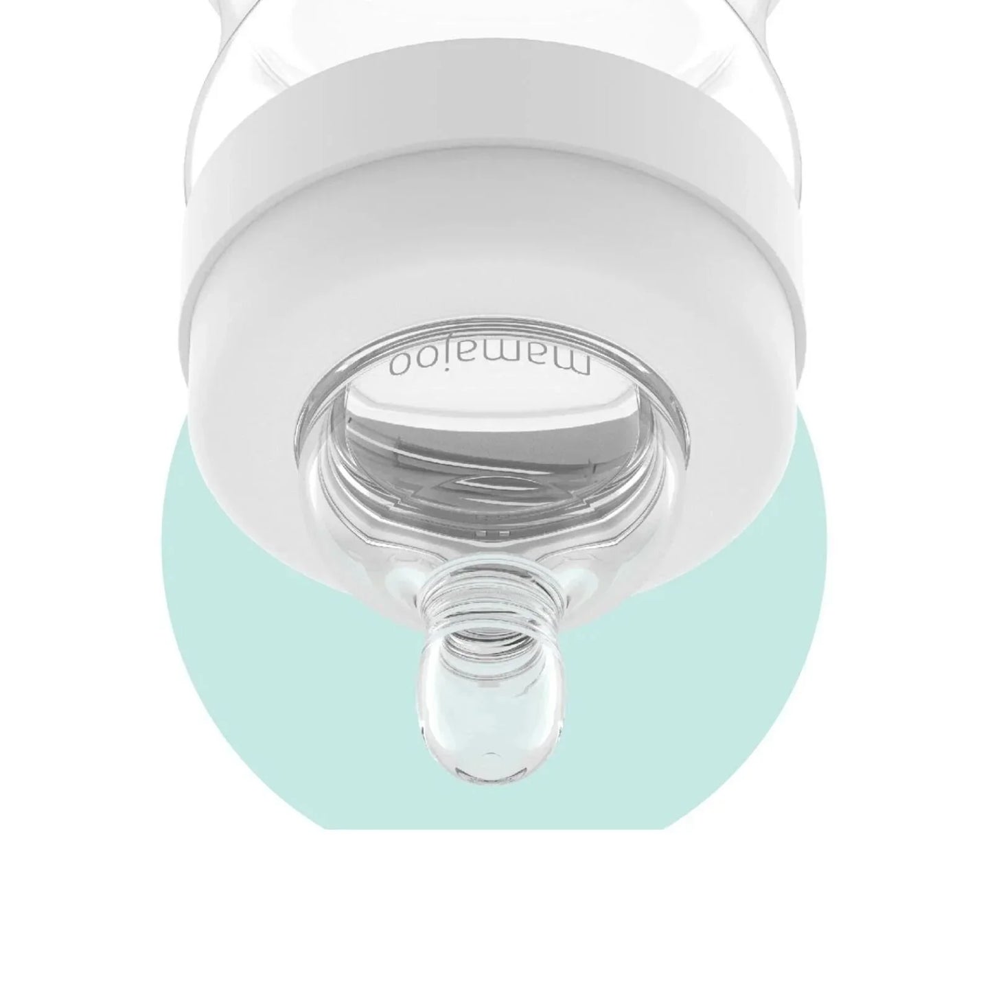 Mamajoo Anti-Colic PP Baby Bottle Medium Flow 6+ months 250ml - Silver