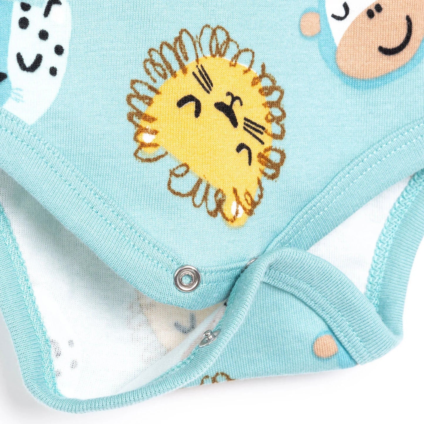 HelloBaby Boy Long Sleeve Bodysuit - Petrol Green