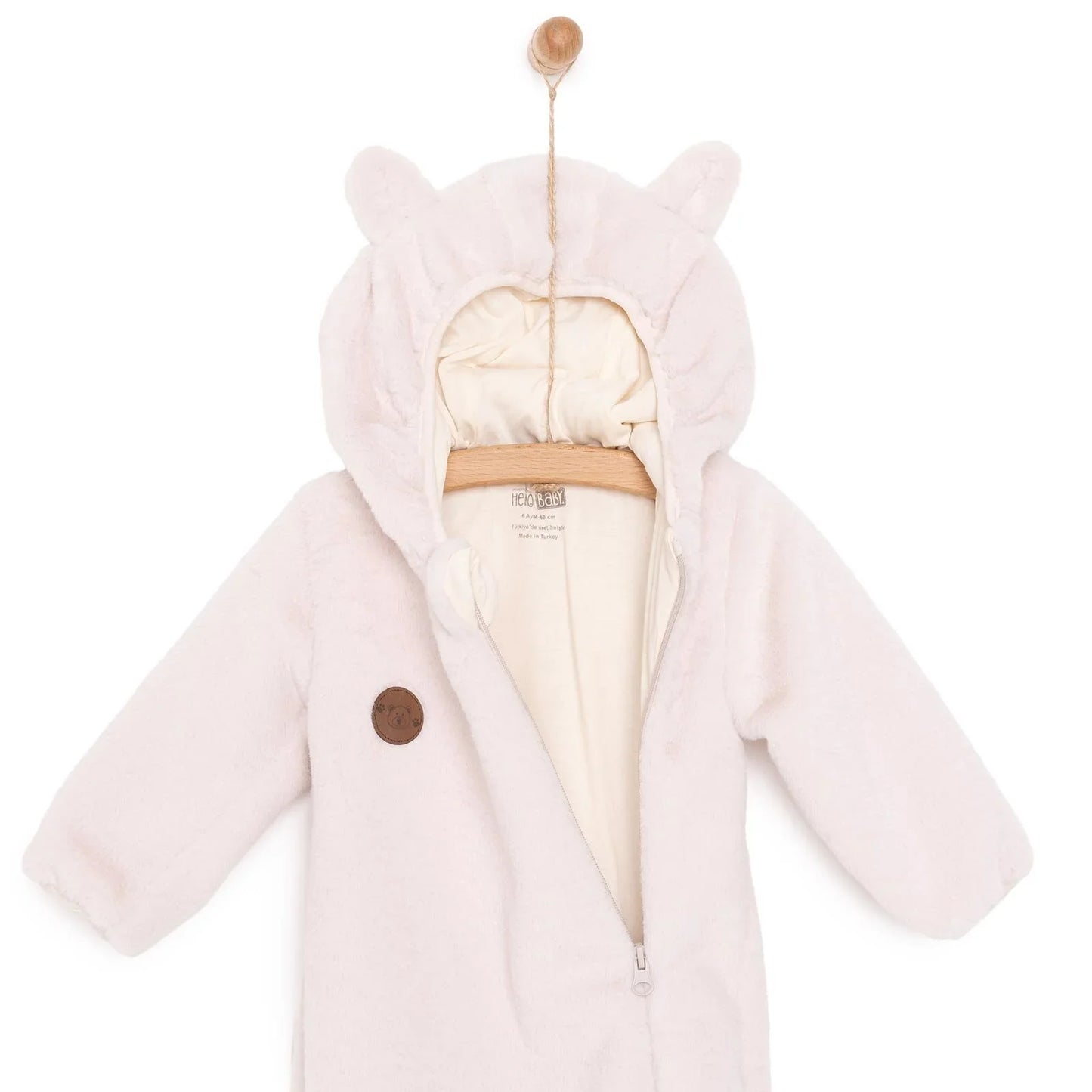 HelloBaby Newborn Unisex Baby Jumpsuit - Beige