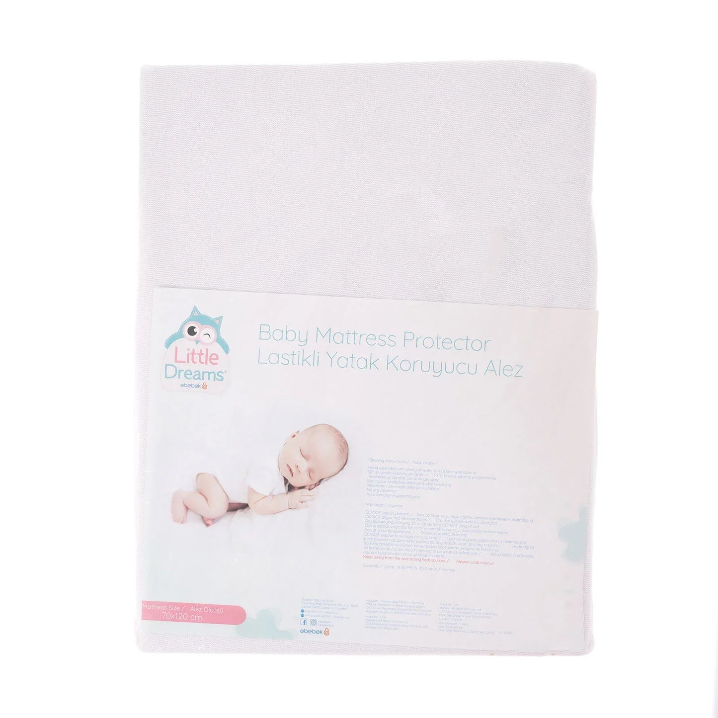 Little Dreams Unisex Undersheet - White