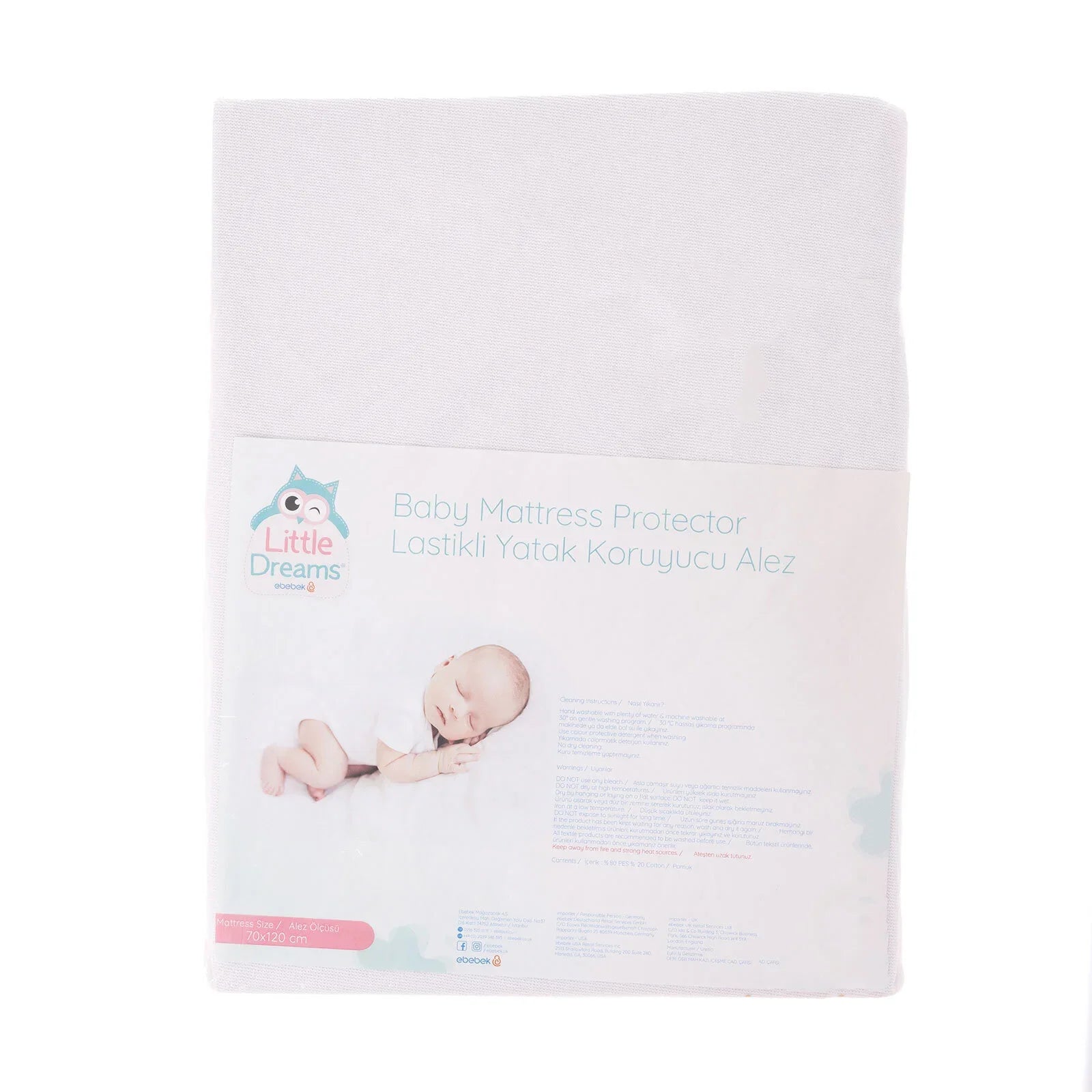 Little Dreams Unisex Undersheet - White