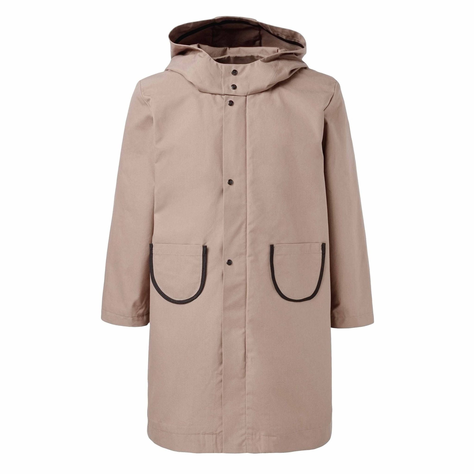 Beige Cotton EtaProof Parka-0