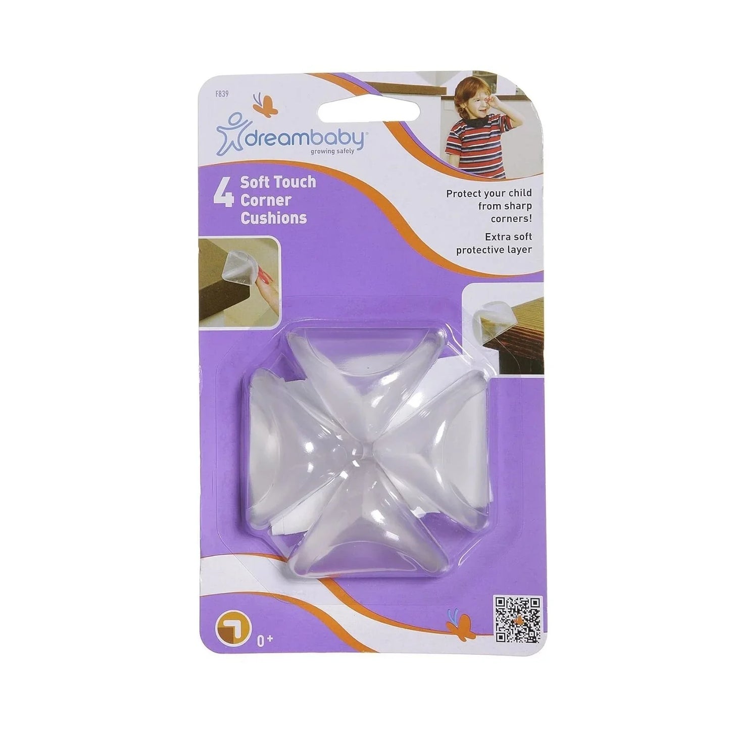 Dreambaby Soft Touch Corner Cushions Pack of 4