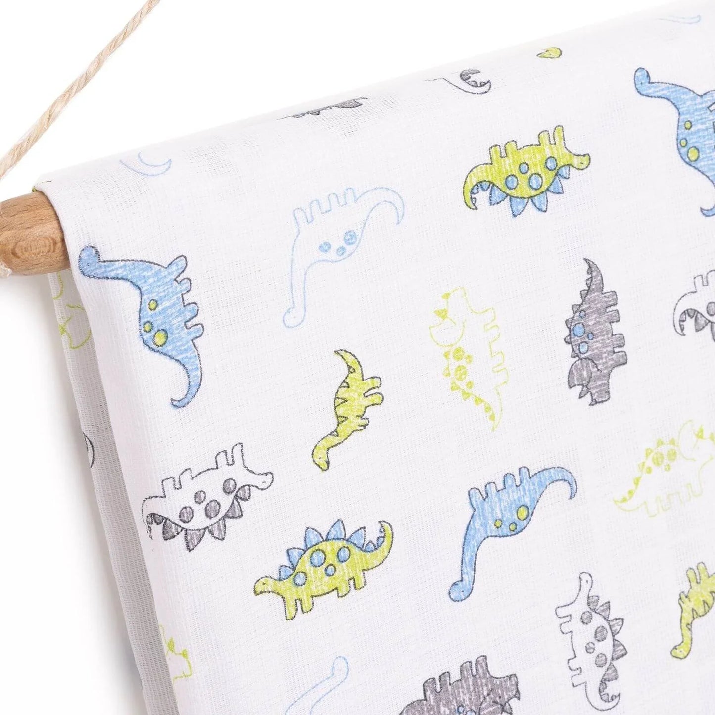 Mollia Square Muslin Blanket - Light Blue