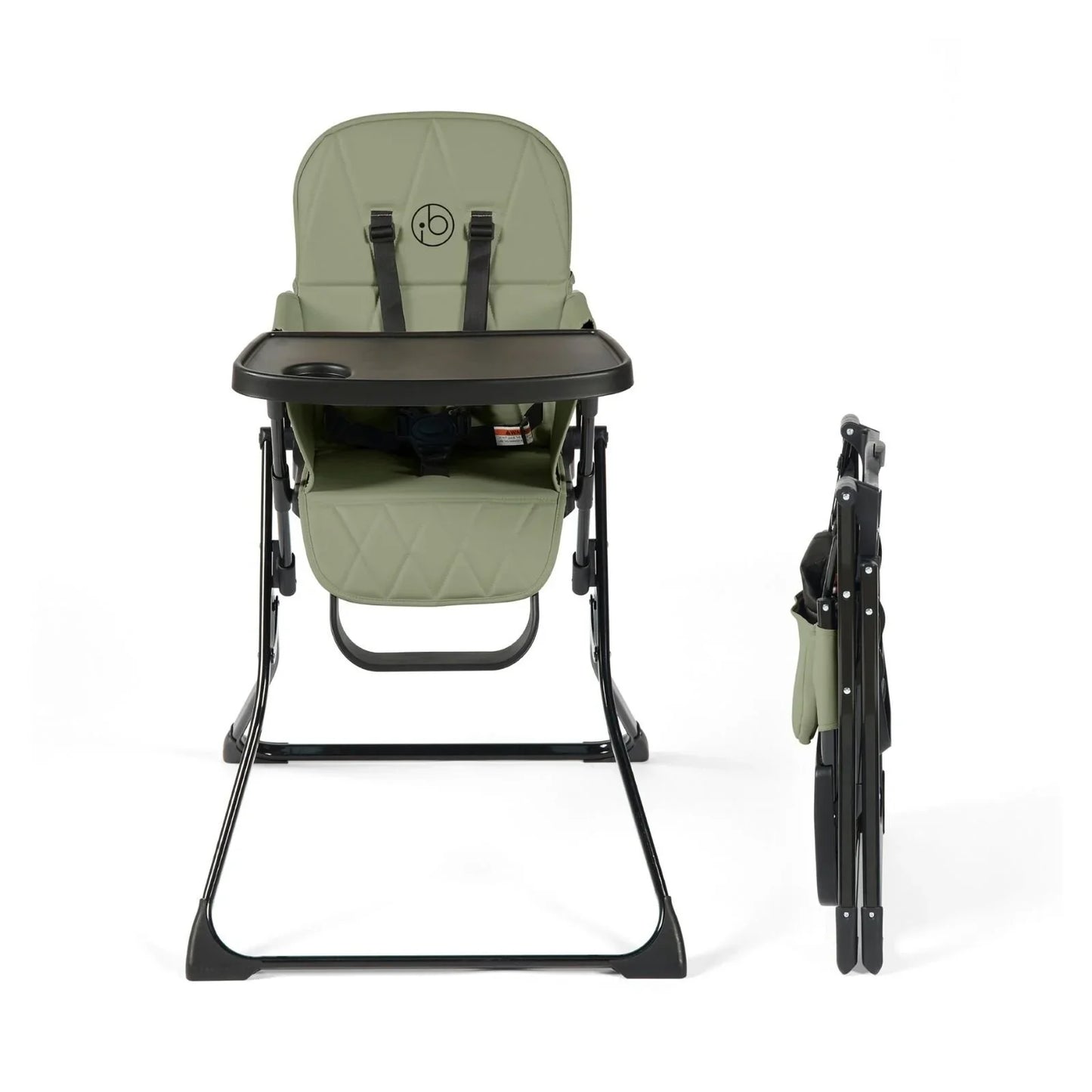 Ickle Bubba Flip Magic Fold Highchair - Sage Green