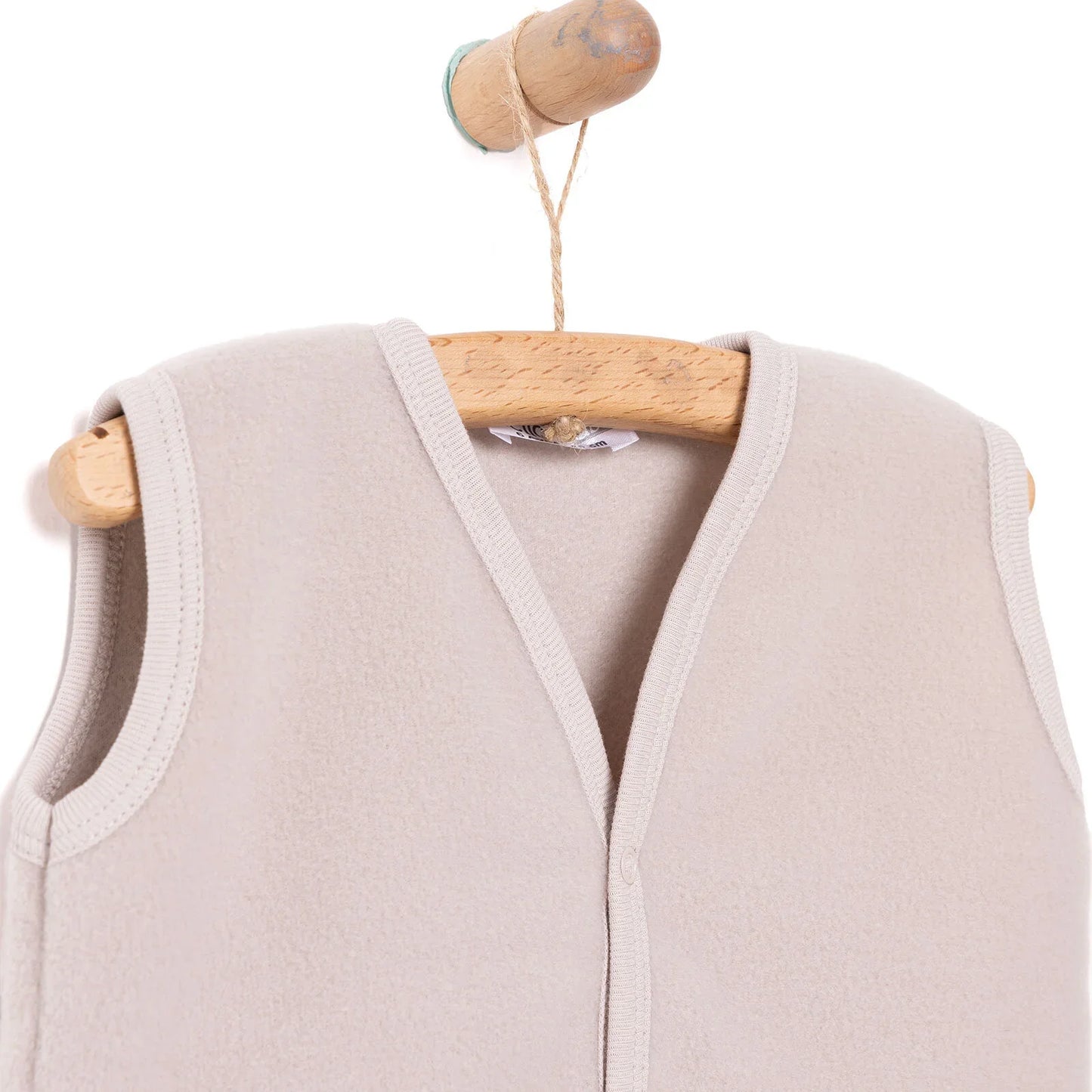 HelloBaby Basic Fleece Vest - Mink
