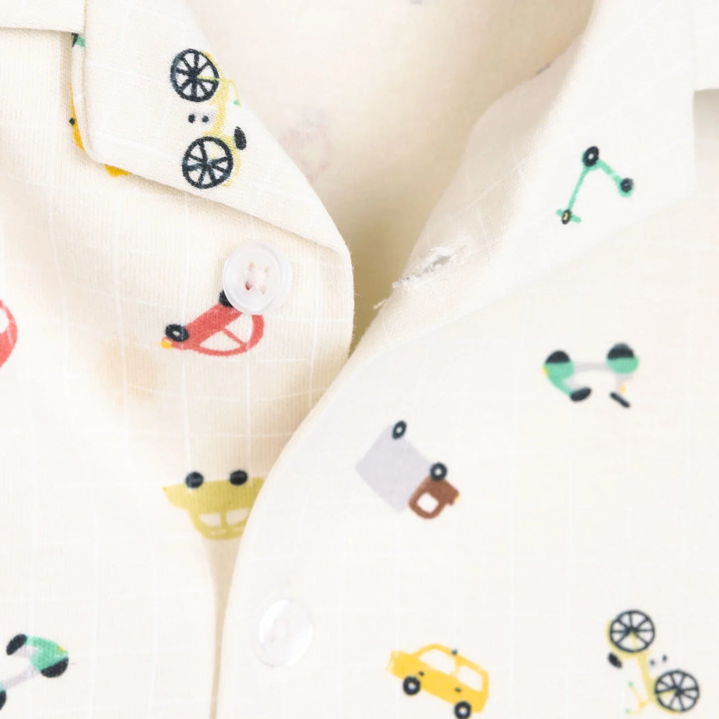 HelloBaby Boy Long Sleeve Pyjamas Set - Ecru