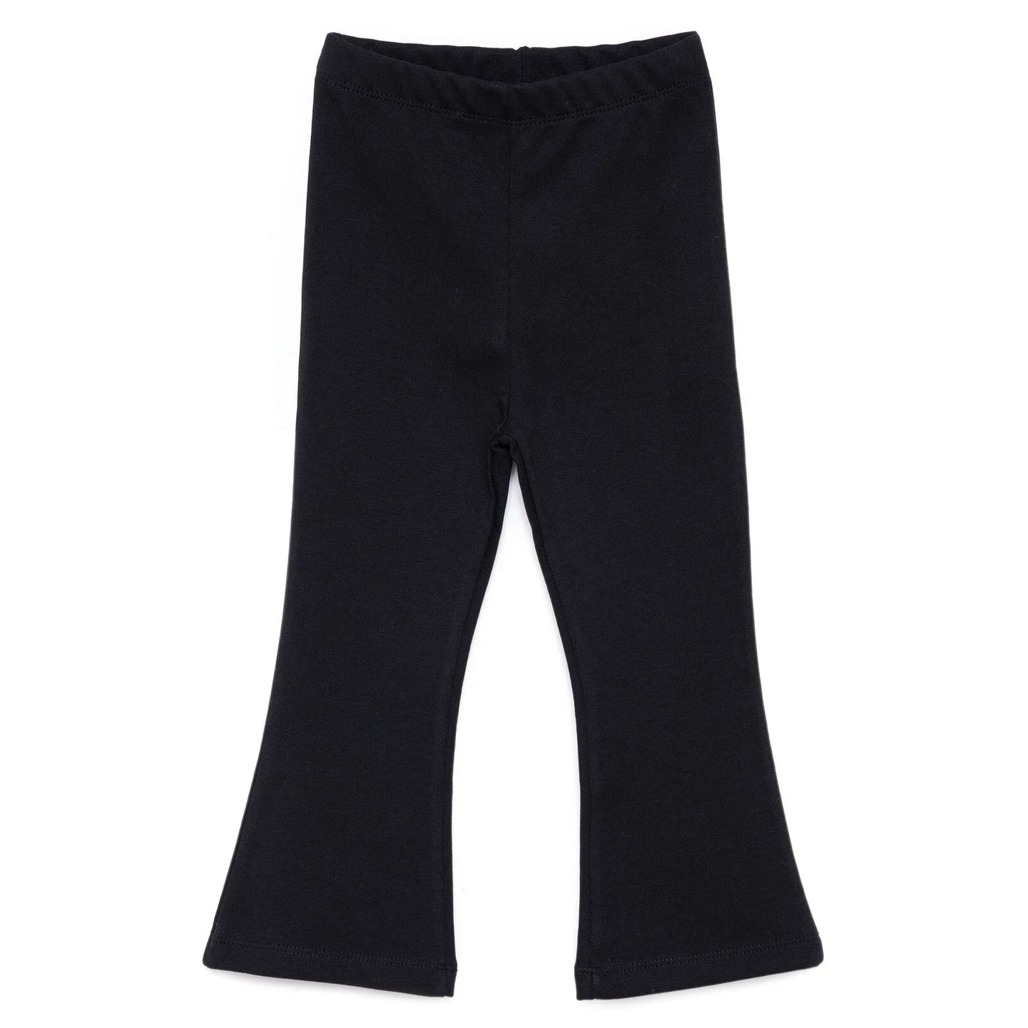 HelloBaby Basic Girl Flare Leggings - Black