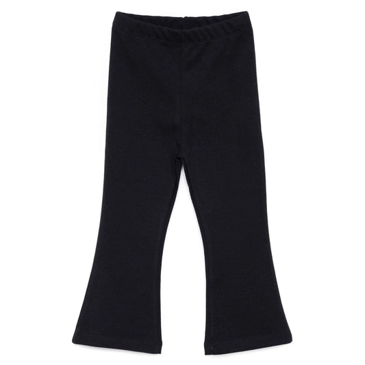 HelloBaby Basic Girl Flare Leggings - Black