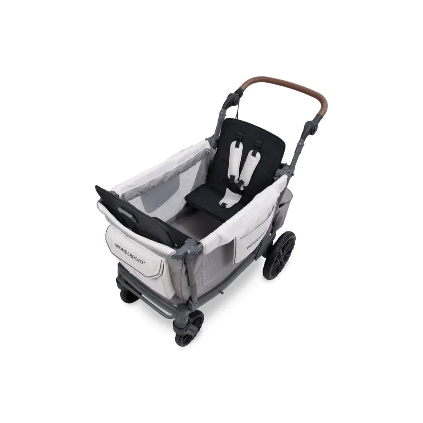 Wonderfold L2 Quad Stroller Wagon - Grey
