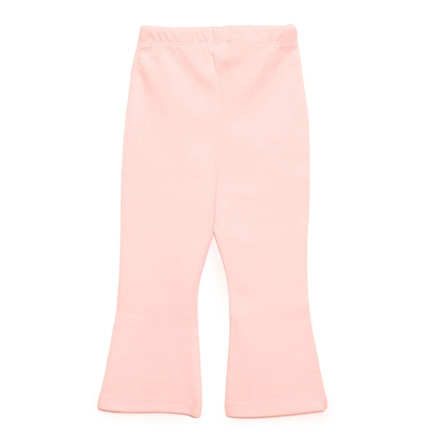 HelloBaby Basic Girl Flare Leggings - Powder