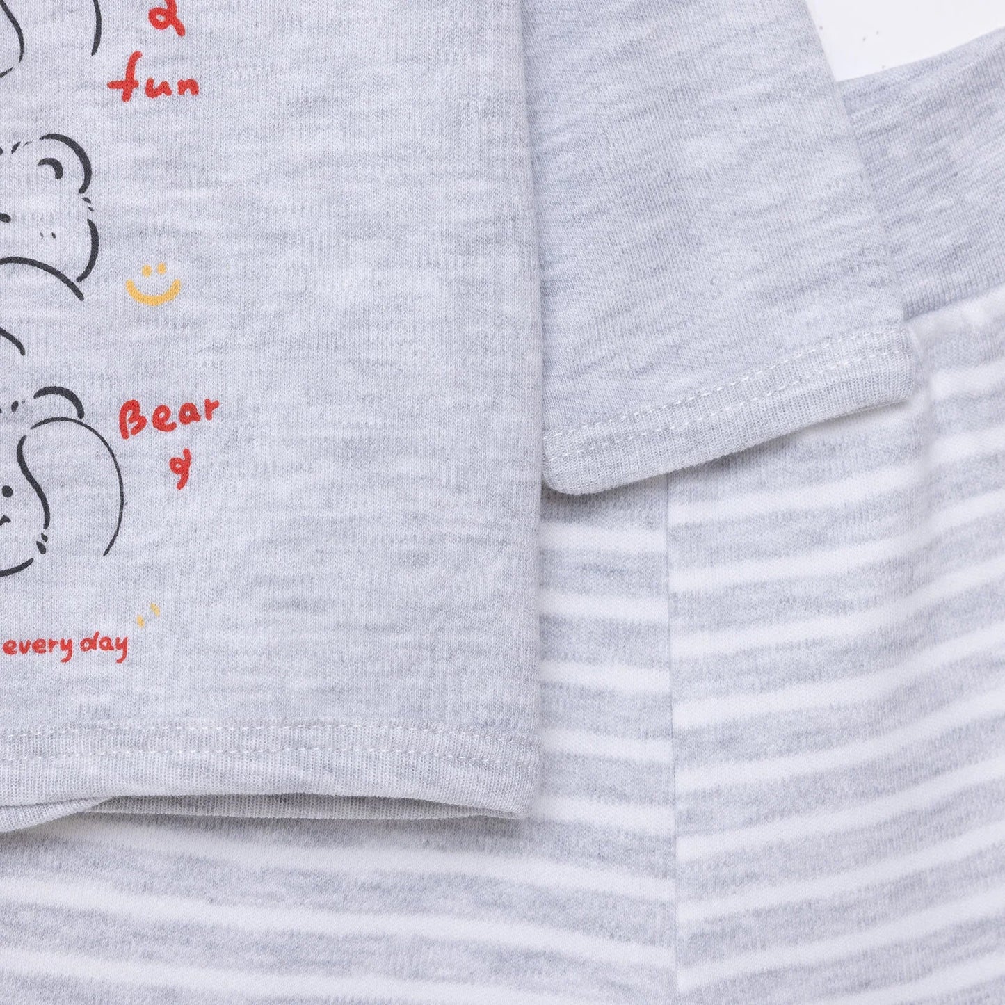 HelloBaby Newborn Body-Footed Bottom - Grey