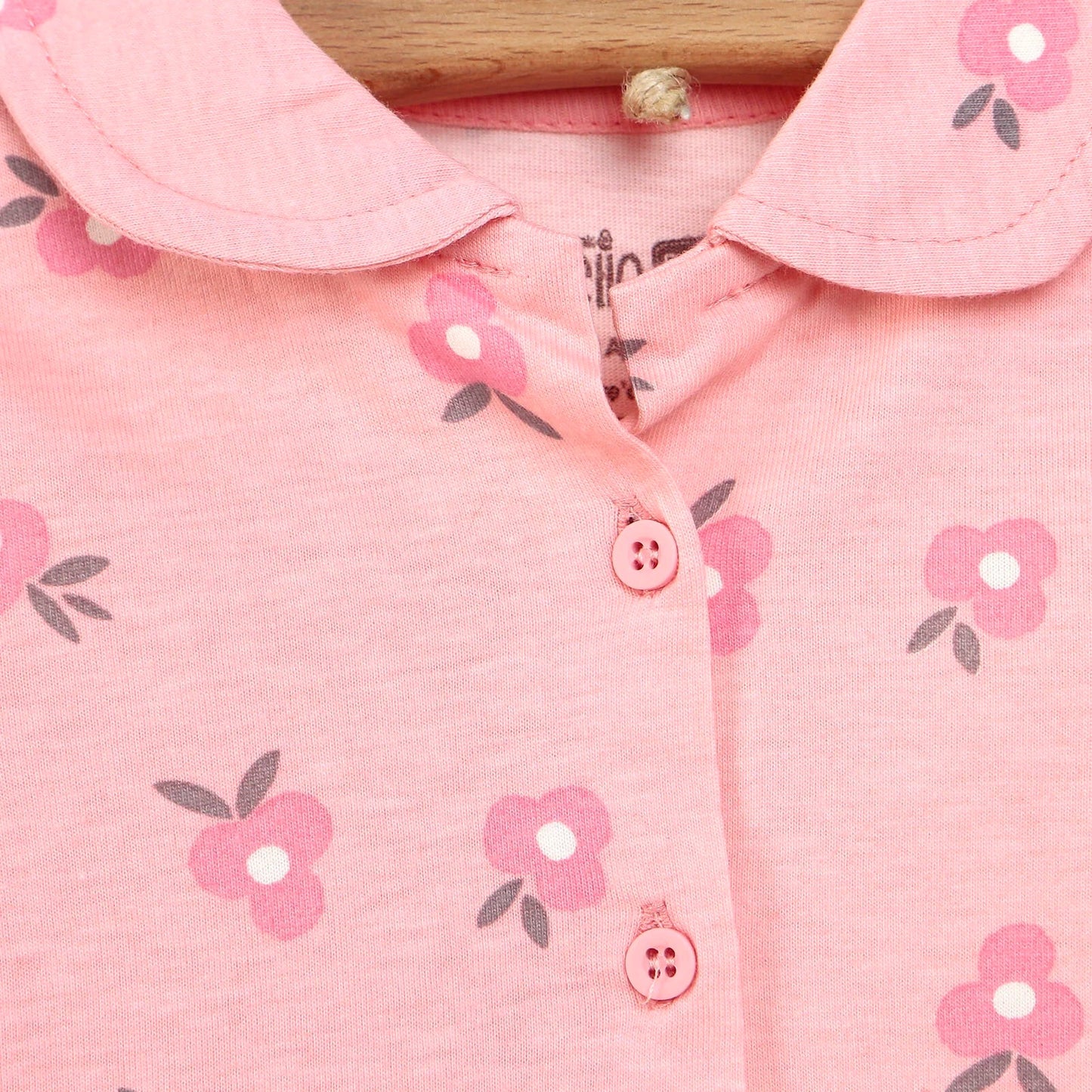 HelloBaby Basic Baby Girl Pyjamas Set - Powder