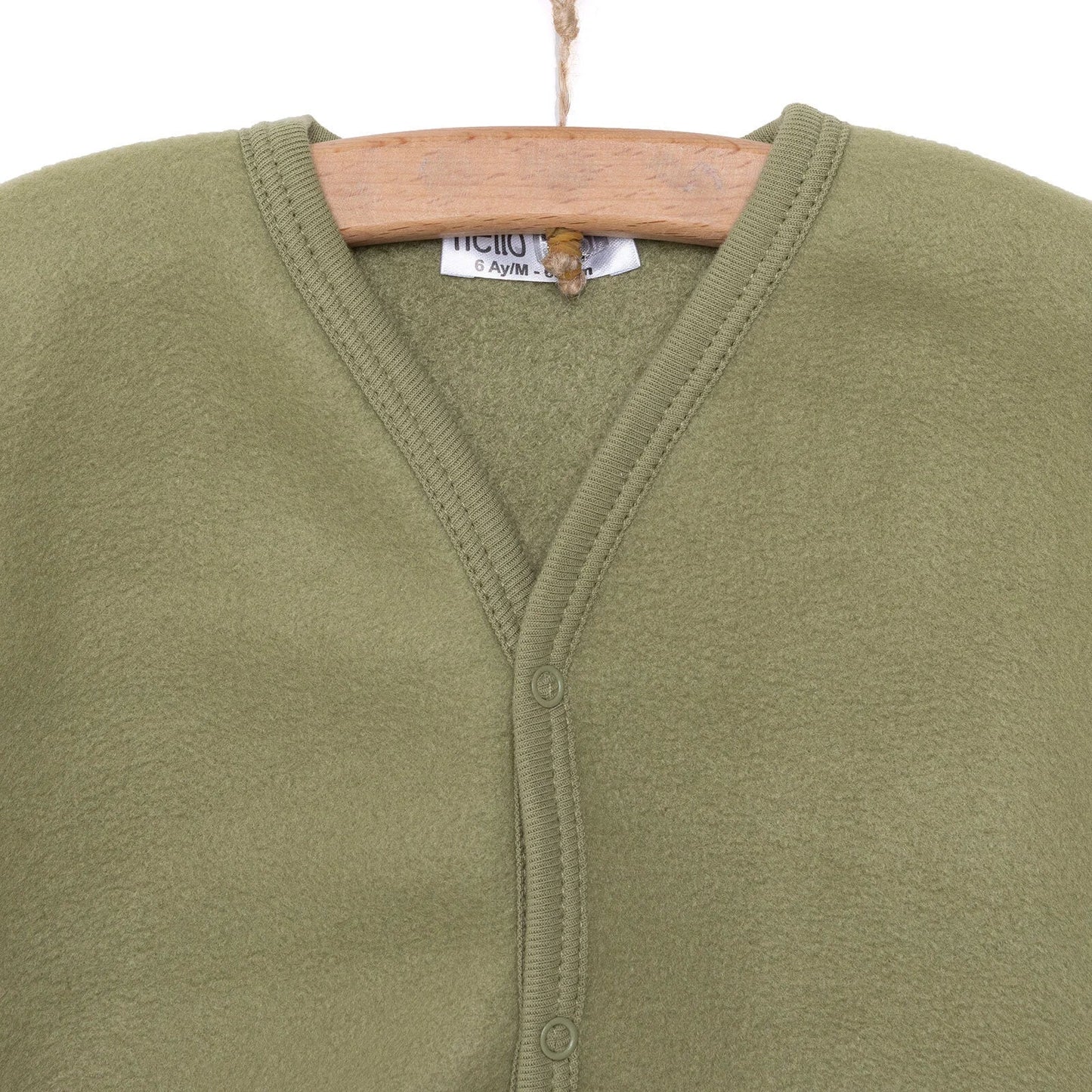 HelloBaby Basic Fleece Vest - Khaki