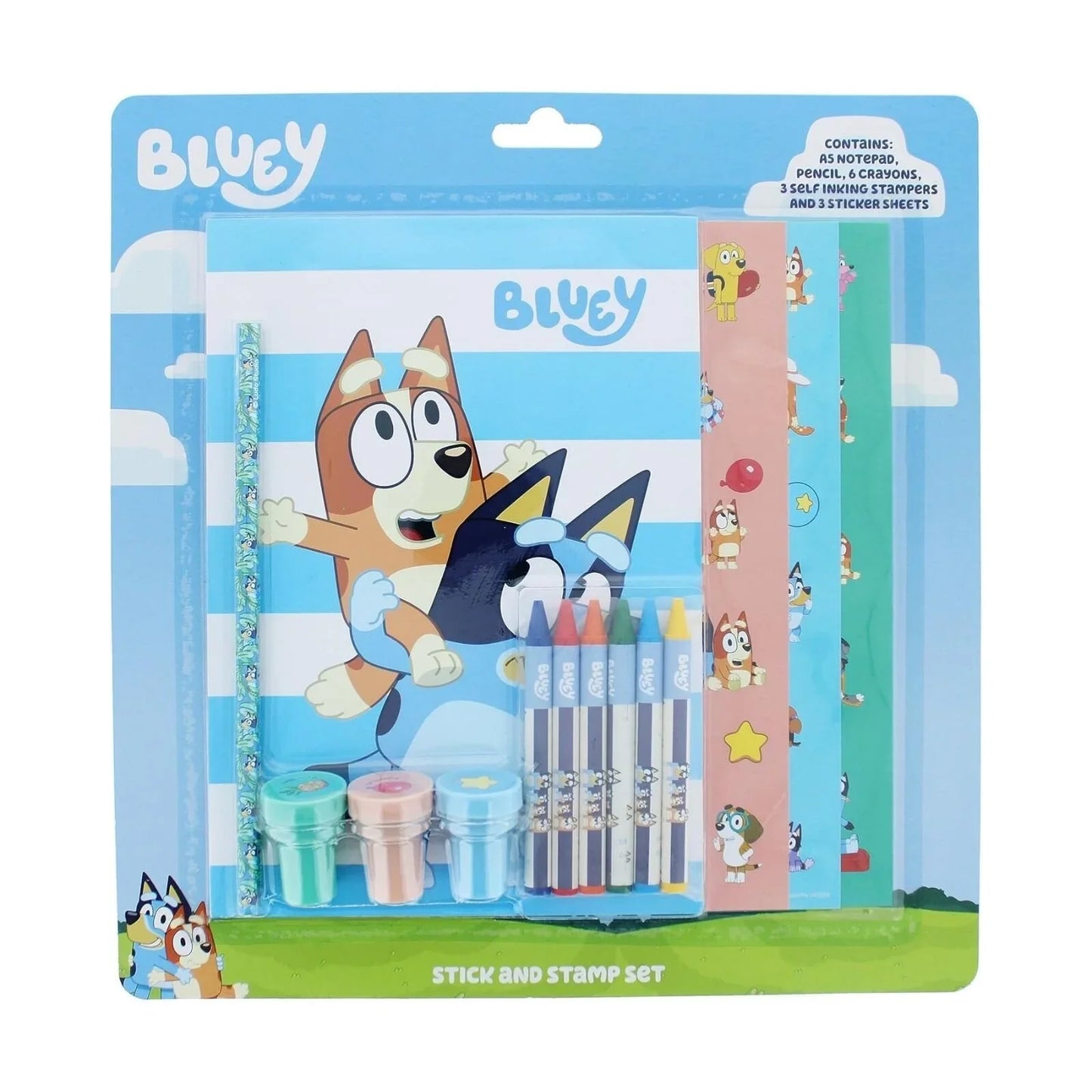 Bluey Stick & Stamp Set