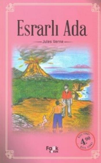 Esrarlı Ada – Jules Verne – Fark Yayınları – kitap kapağı