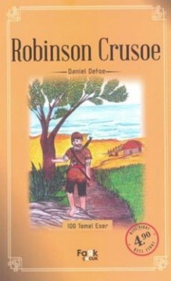 Robinson Crusoe – Daniel Defoe – Fark Yayınları – kitap kapağı