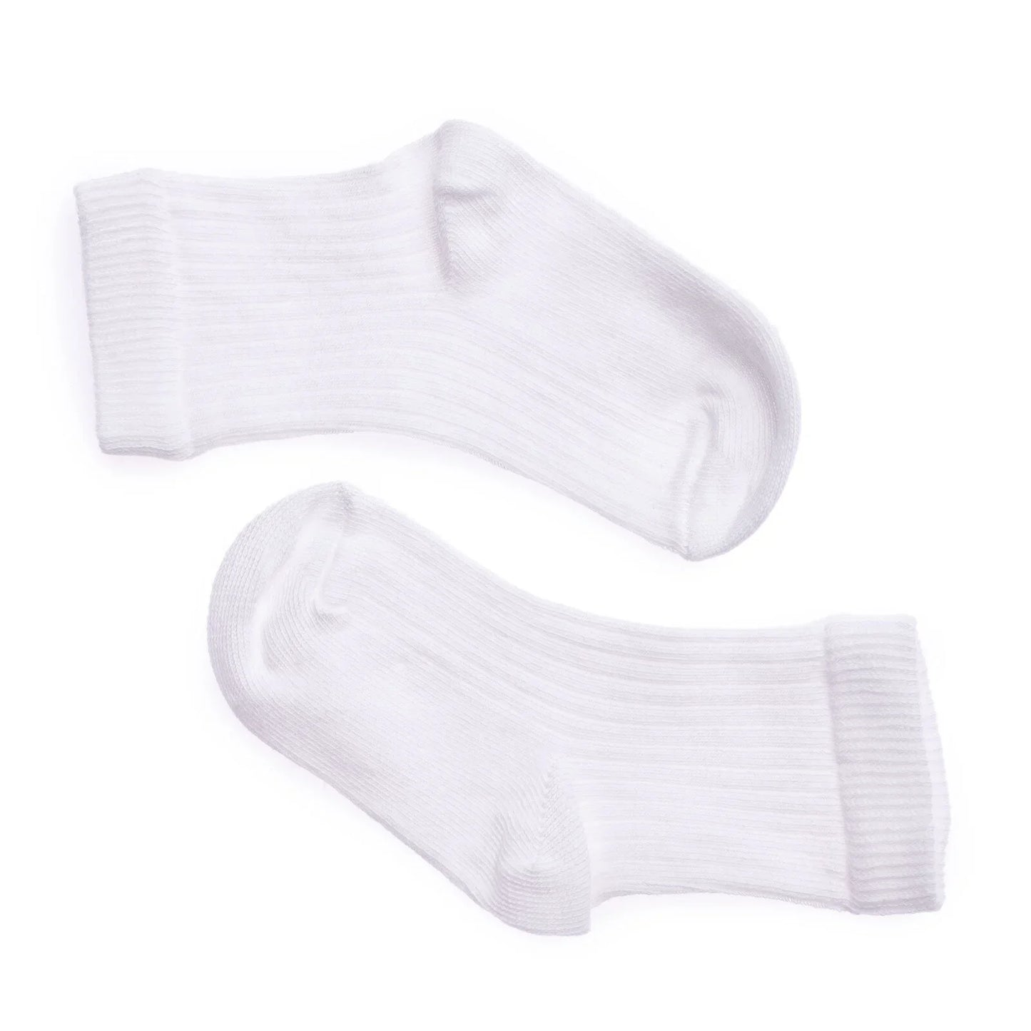 HelloBaby Unisex Baby Socks 3 Pack - White