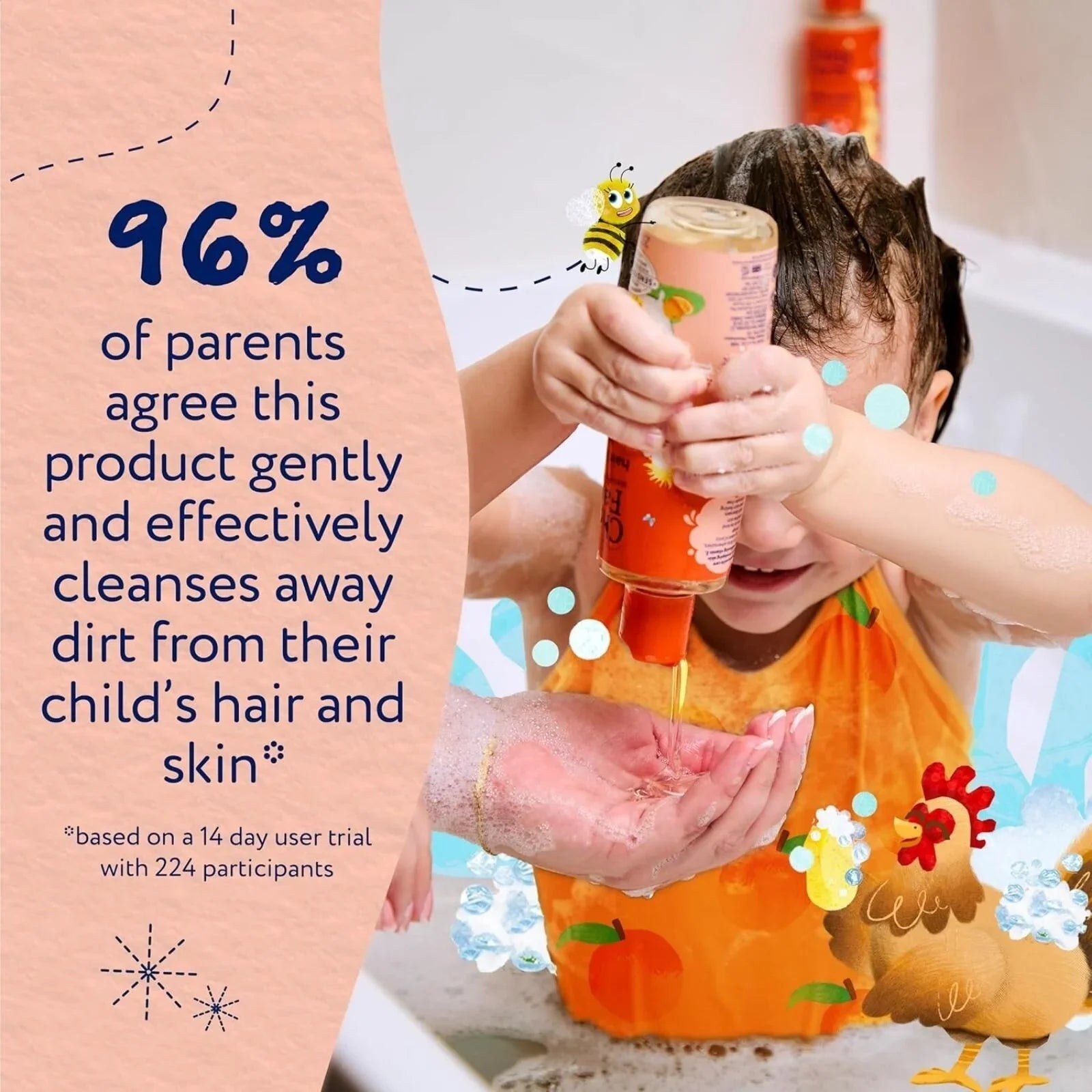 Childs Farm Hair & Body Wash 250ml - Sweet Orange