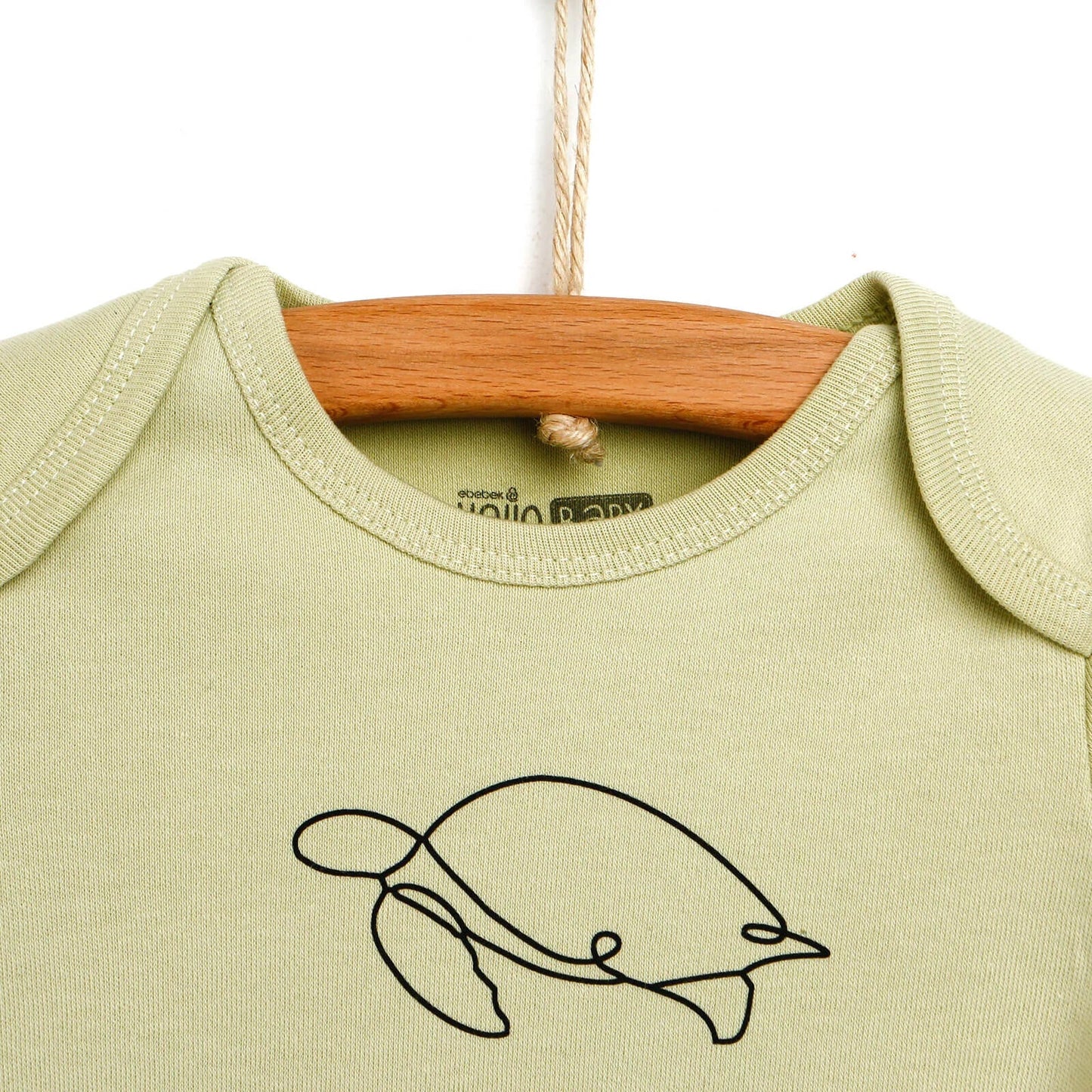 HelloBaby Long Sleeve Bodysuit - Khaki