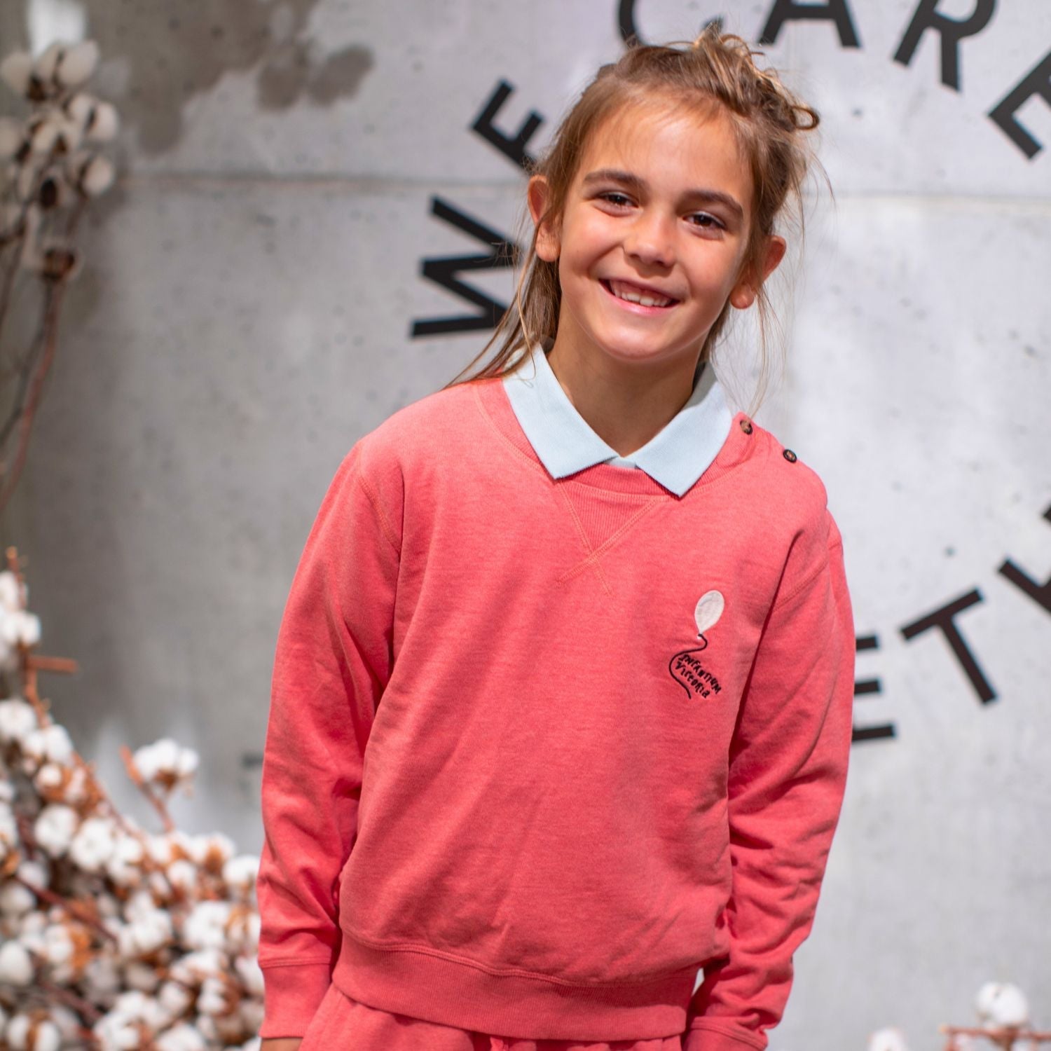 Red Sweatshirt for Kids-1