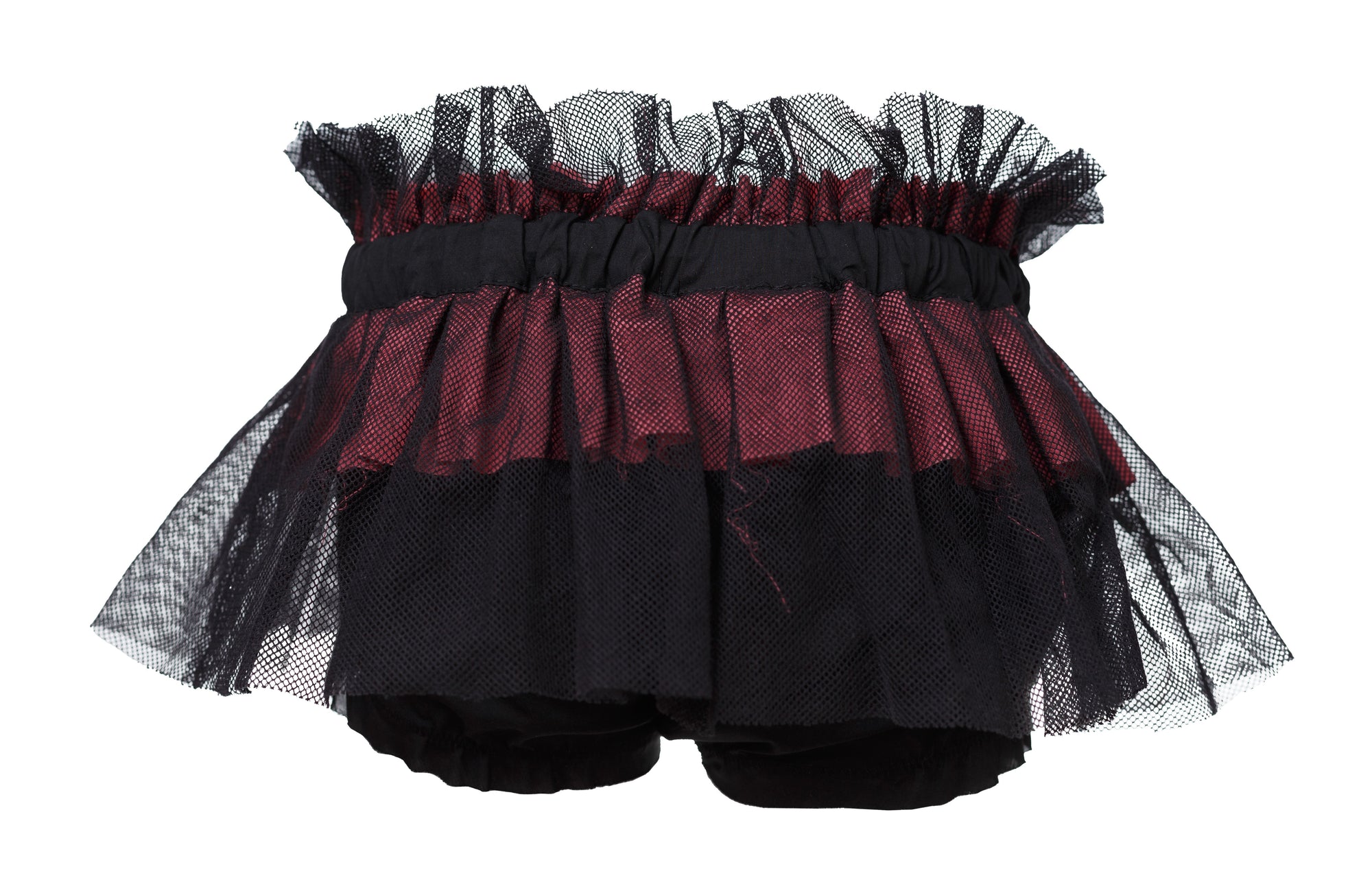 Pirate Shorts with Black Mesh-0