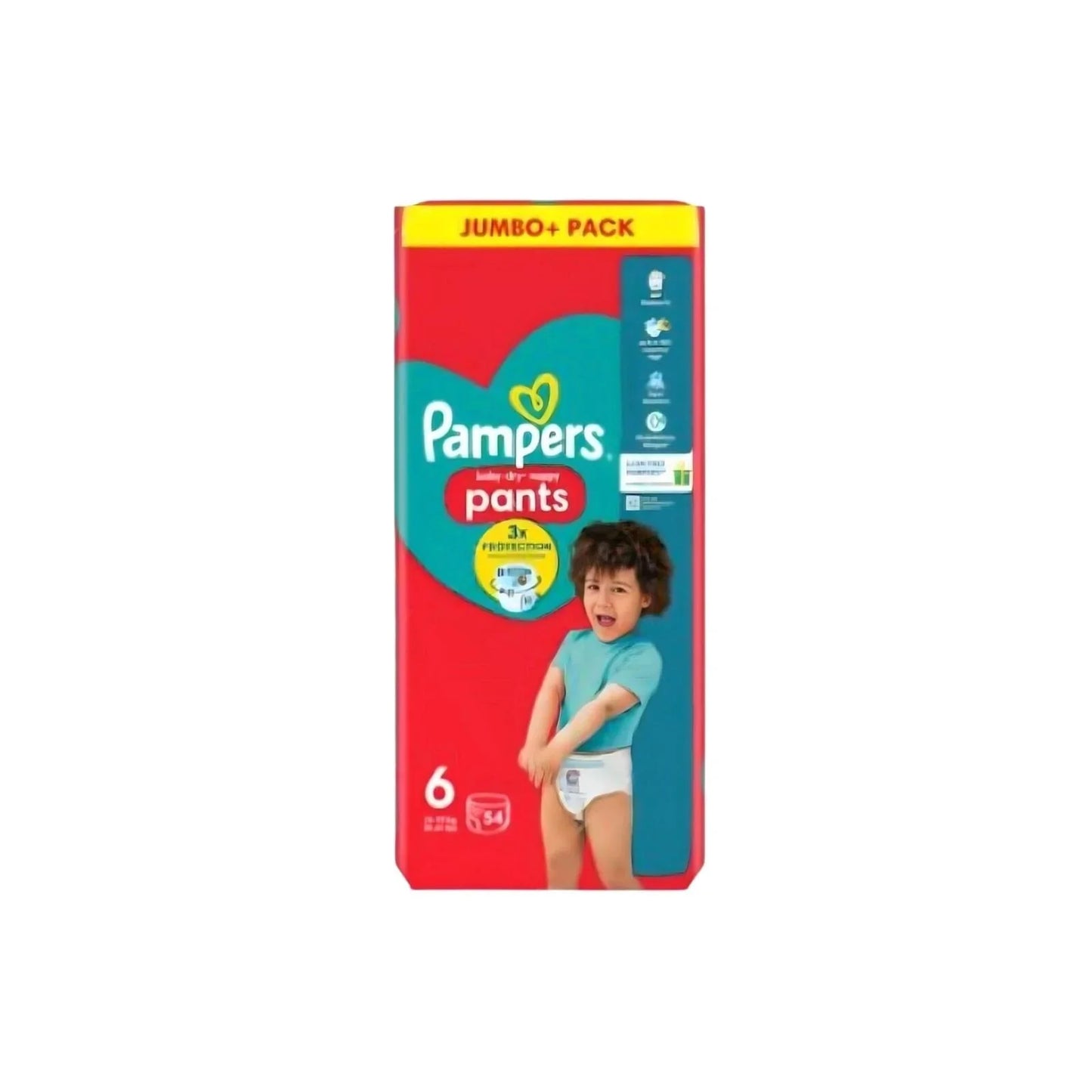 Pampers Baby Dry Nappy Pants Size 6 Jumbo Pack - 54 nappies