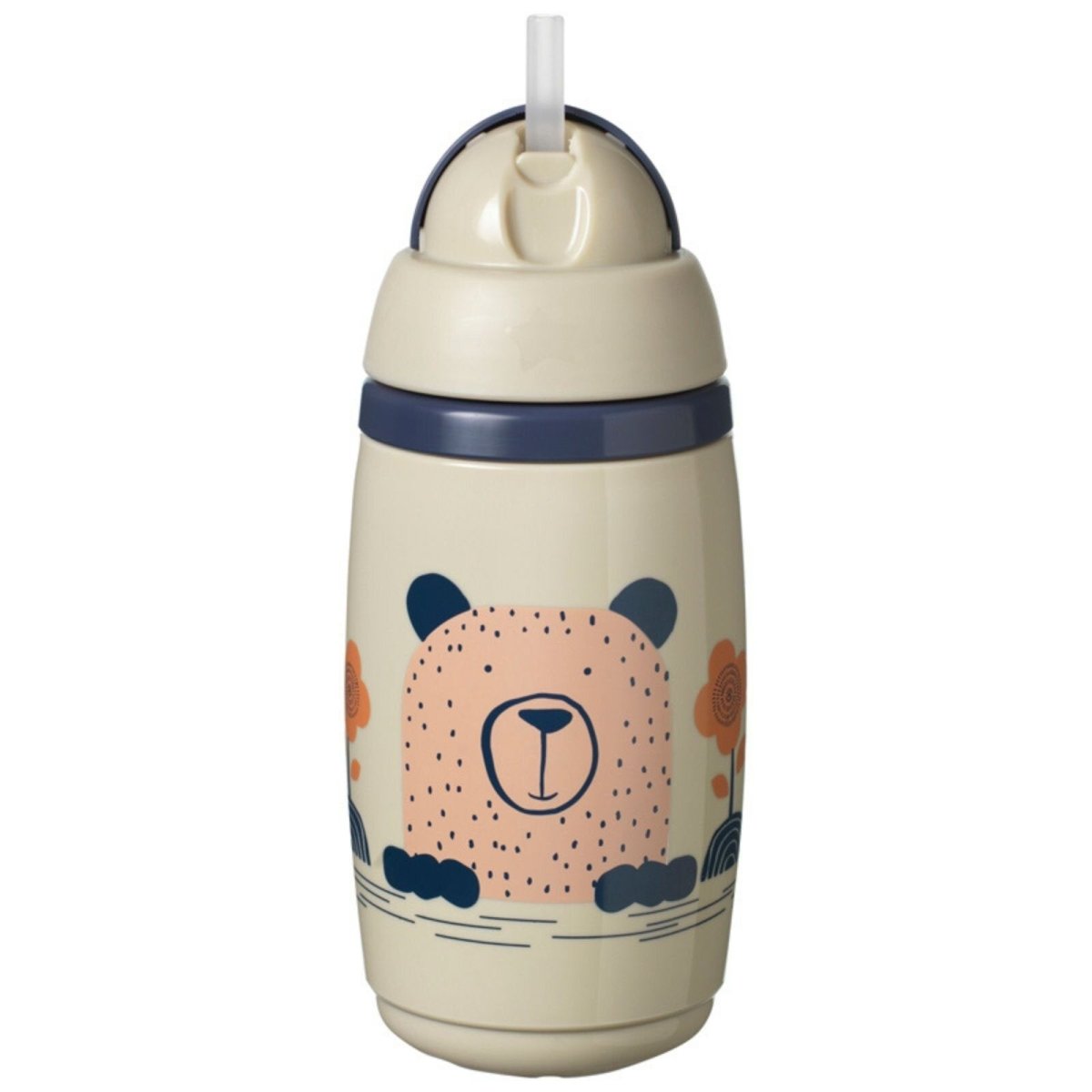 Tommee Tippee Insulated Straw 266ml 12m+ - Assorted