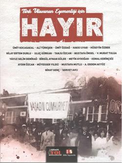 Türk Ulusunun Eğemenliği İçin Hayır – Komisyon – Alibi Yayıncılık – kitap kapağı