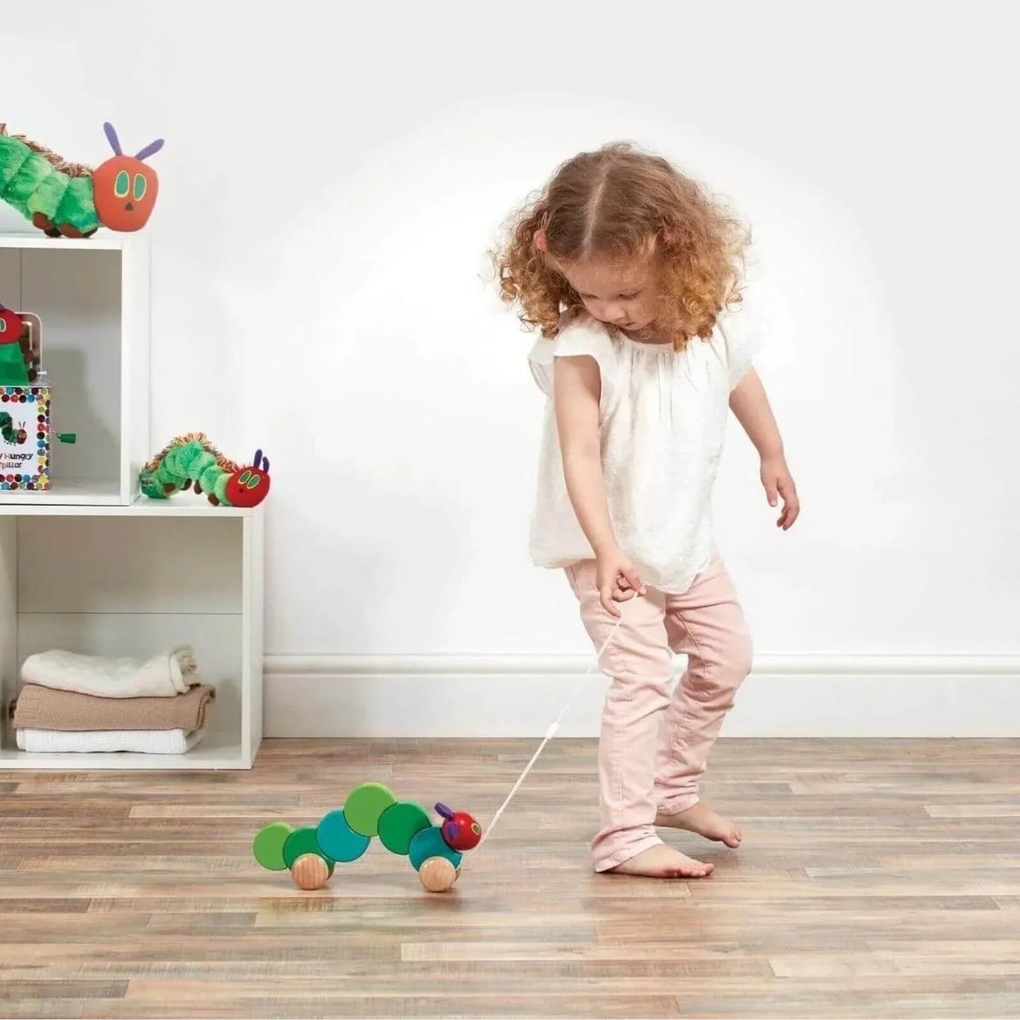 The Very Hungry Caterpillar Wooden Pull Along