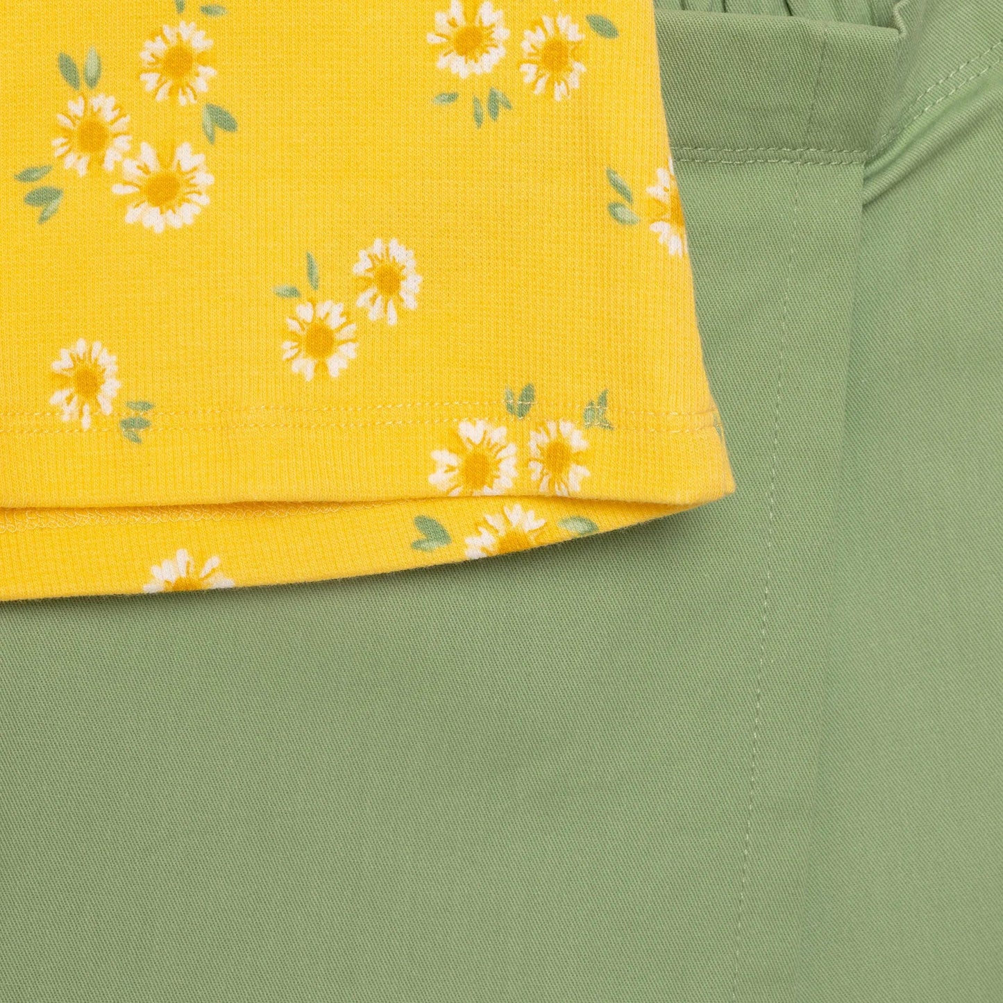 HelloBaby Sun Flower Girl Blouse & Short - Yellow