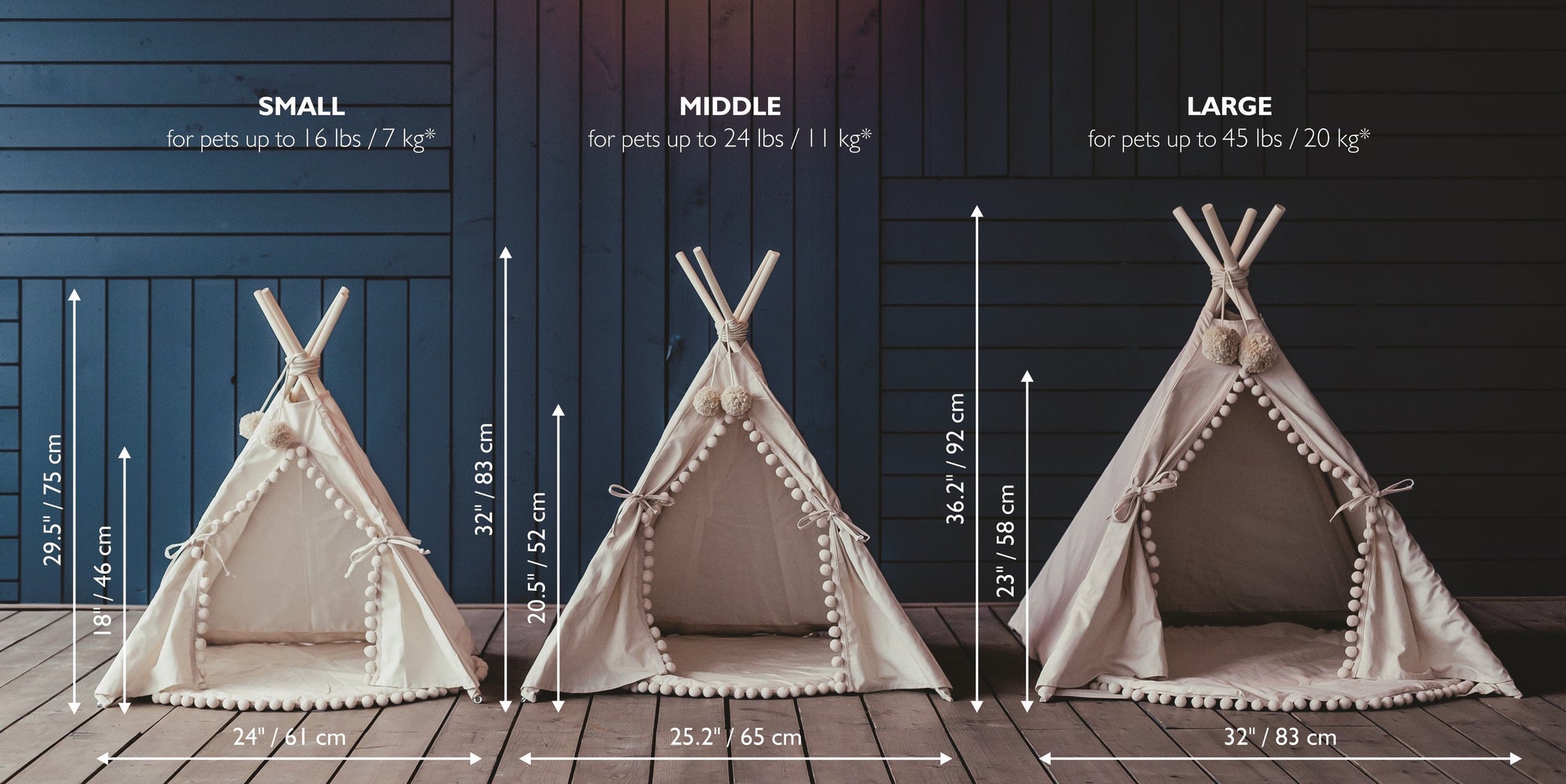 Pembe Ketenli Yumuşak Yastıklı MINICAMP Köpek ve Kedi Çadırı – S, M, L Bedenleri