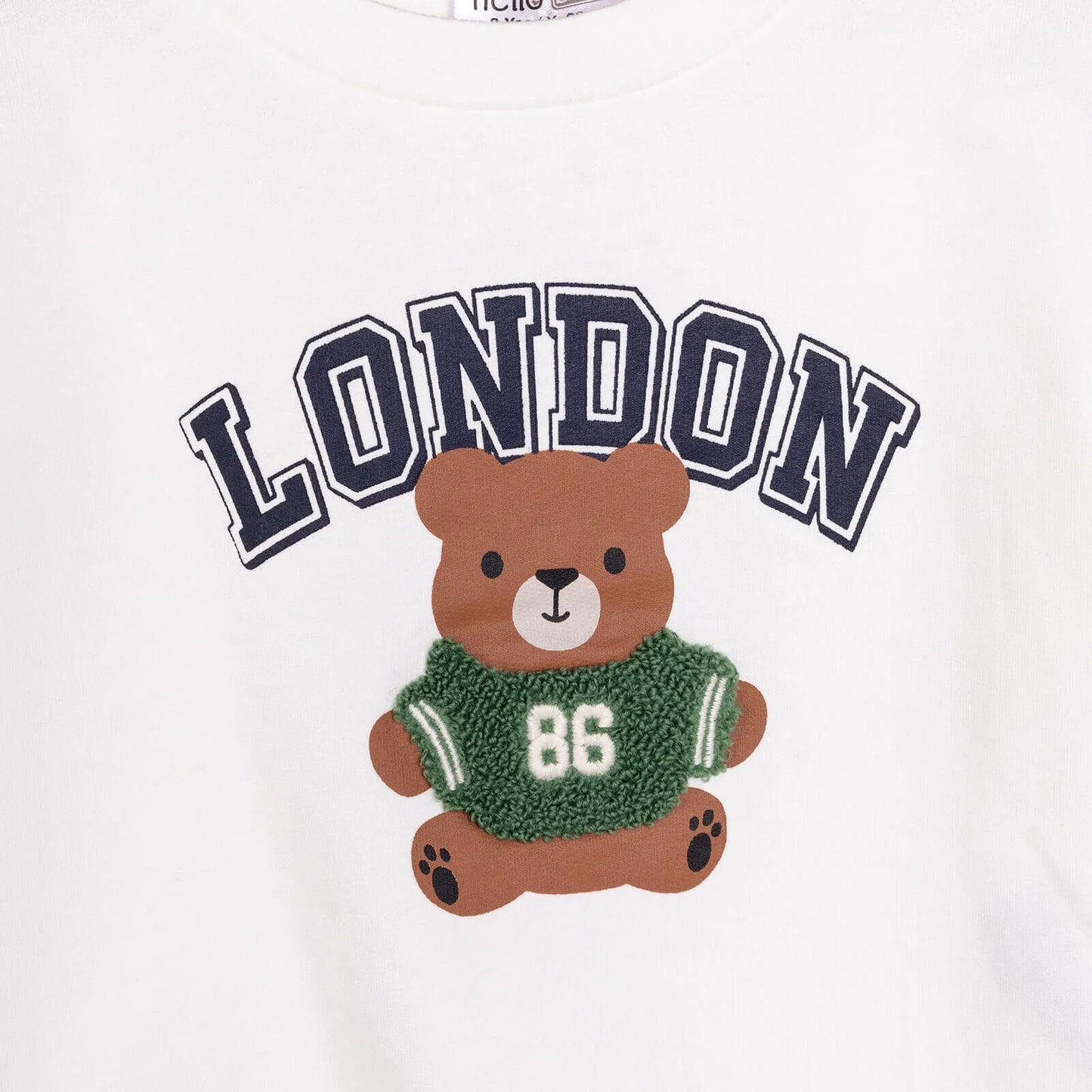 HelloBaby Baby Boy Sweatshirt - Ecru