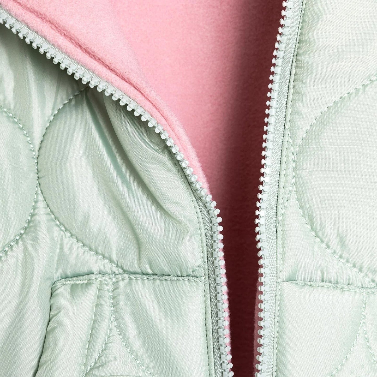 Midimod Basic Girl Quilted Coat - Multicolour