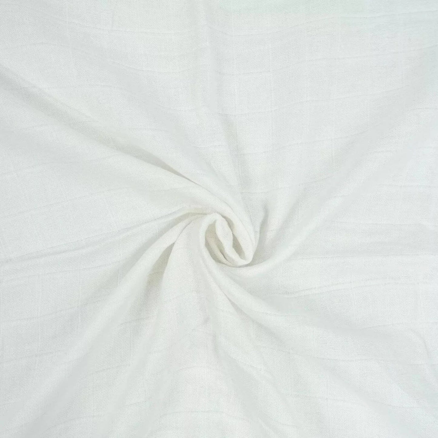 MuslinZ 6 Pack Bamboo/Organic Cotton Muslin Squares 70x70cm – White