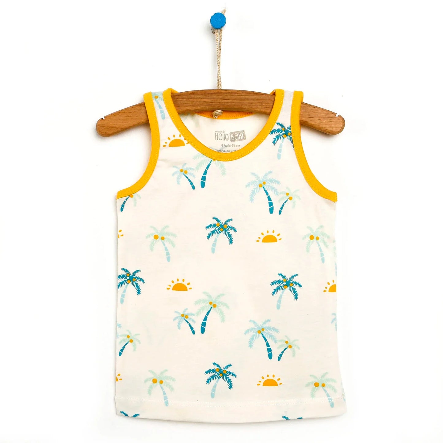 HelloBaby Basic Baby Boy Tank Top - Ecru
