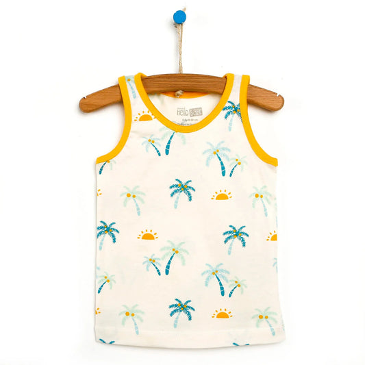 HelloBaby Basic Baby Boy Tank Top - Ecru