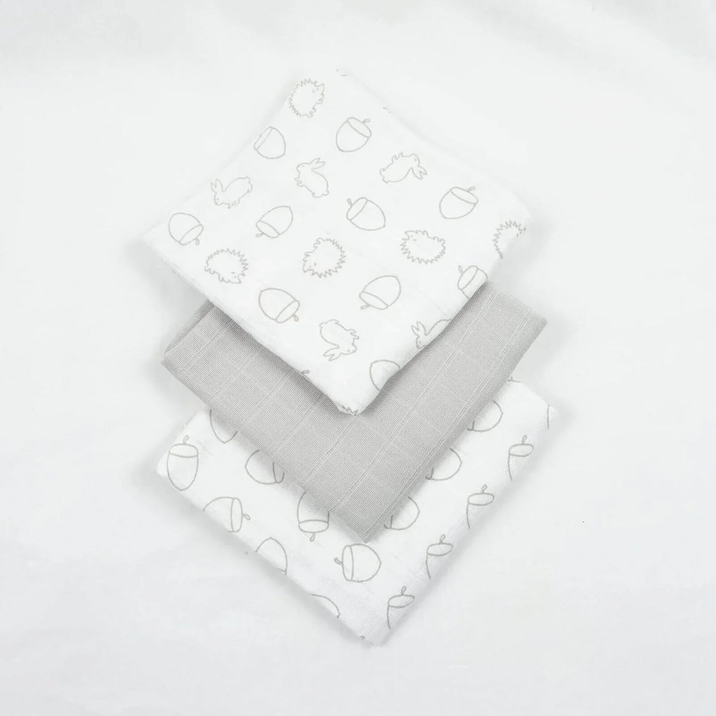 MuslinZ 12 Pack Muslin Squares 70x70cm - Woodland