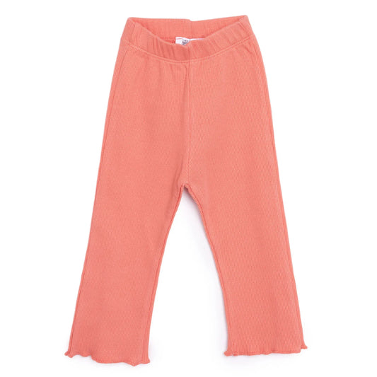 HelloBaby Basic Flare Camisole Leggings - Coral
