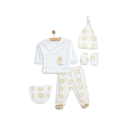 Little Life Boy Newborn Starter Set 5 pcs - Ecru