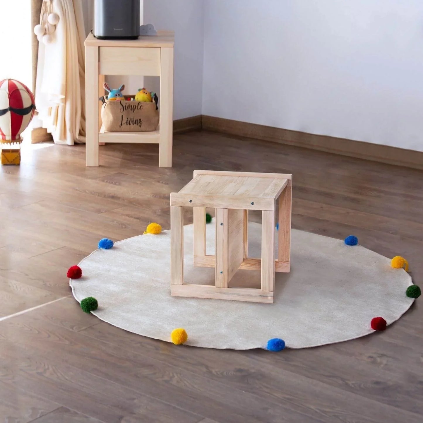 Montessori Wooden Convertable Table & Chair 36,1 cm (W) x 33,7 cm (H) x 36,6 cm (L)