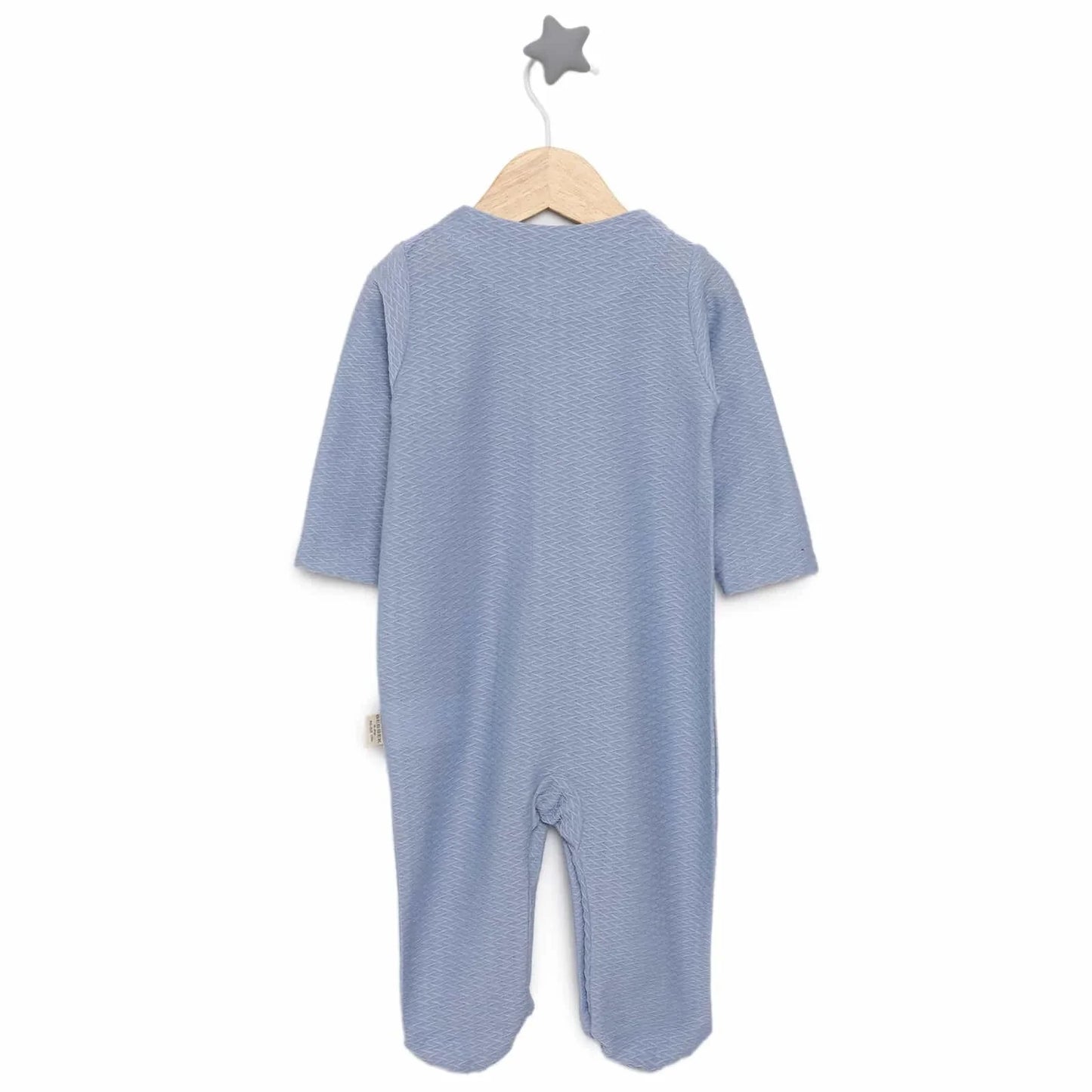 Bebbek Unisex Footed Jumpsuit - Light Blue