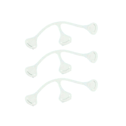 Nappi Nippas No Pin Fasteners for Terry Nappies 3 pcs - White