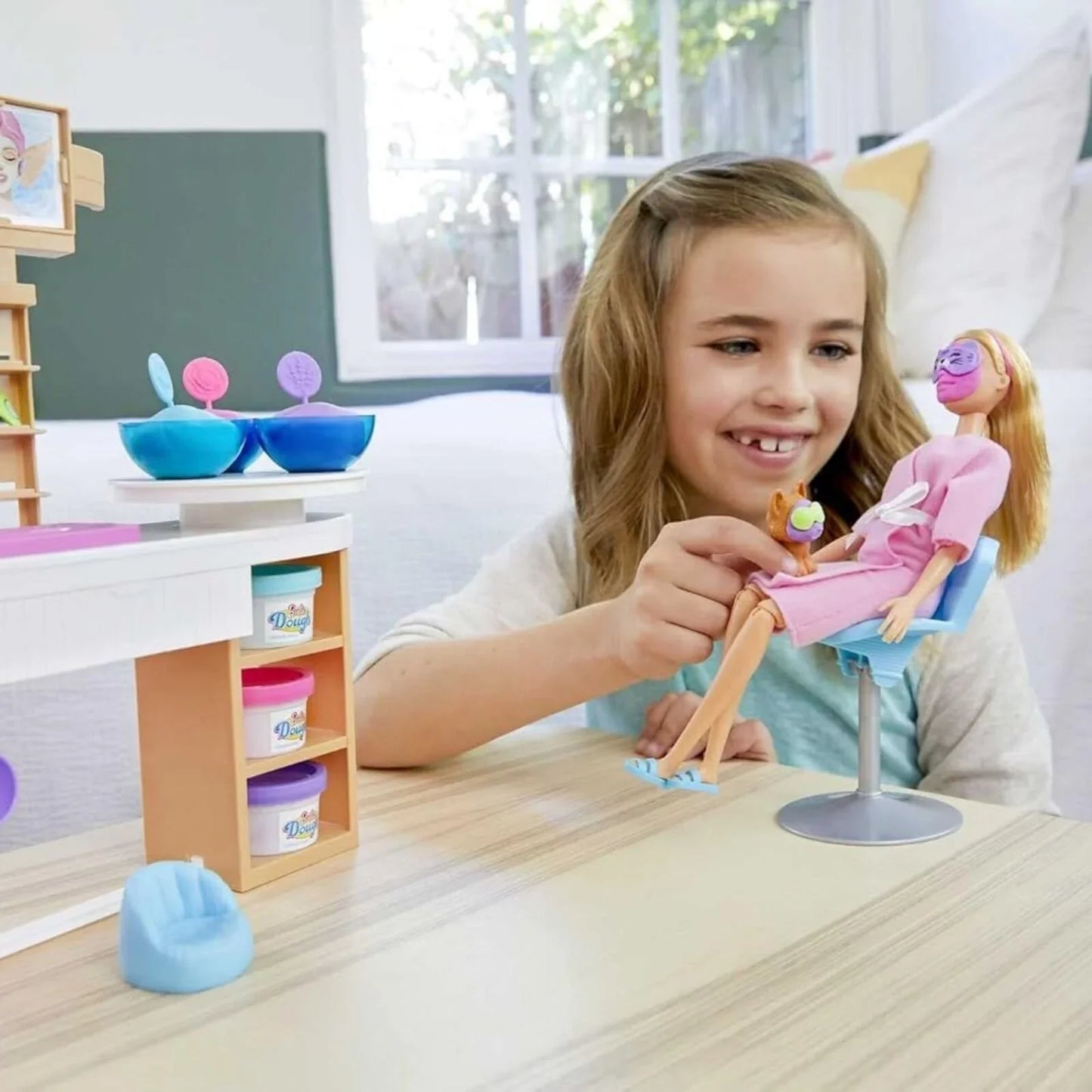 Barbie Face Mask Spa Day Playset