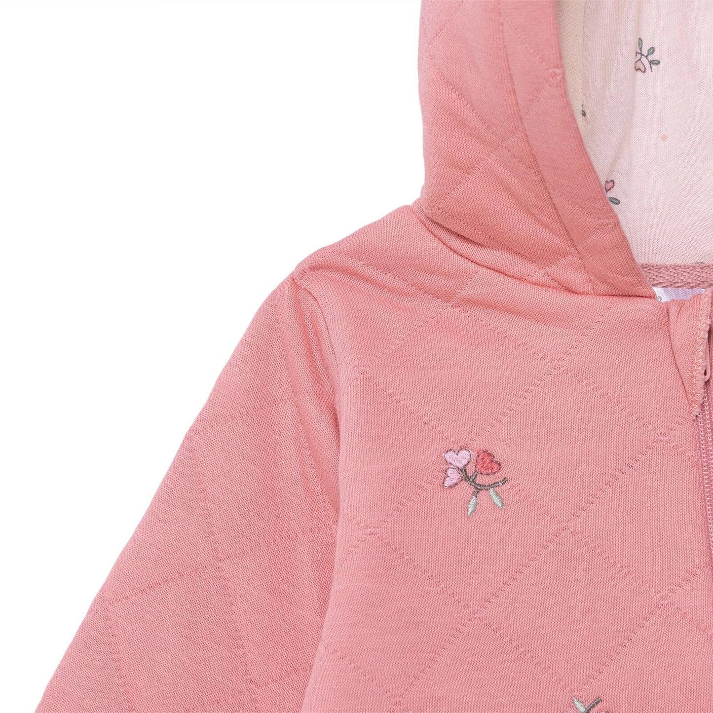 Bebetto Newborn Footless Jumpsuit - Light Rose