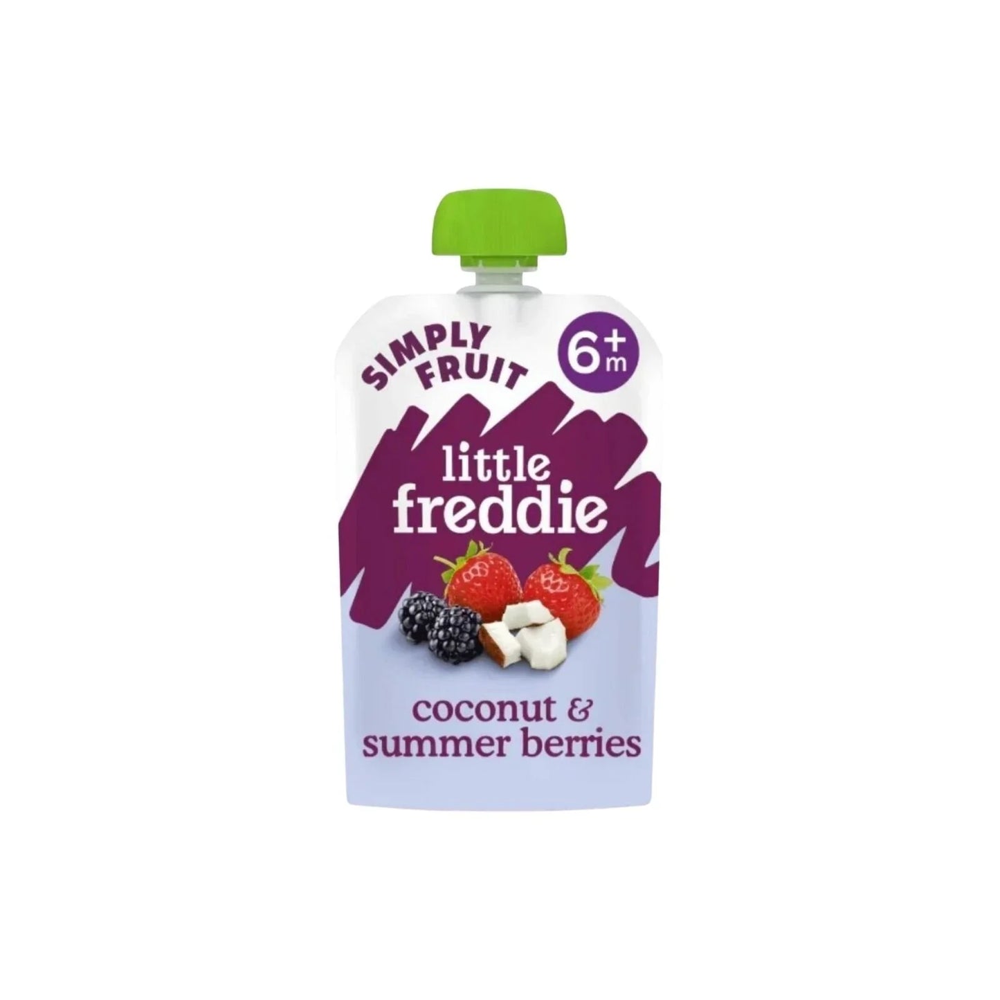 Little Freddie Organic Coconut & Summer Berries Baby Food Pouch 6+ months 100g