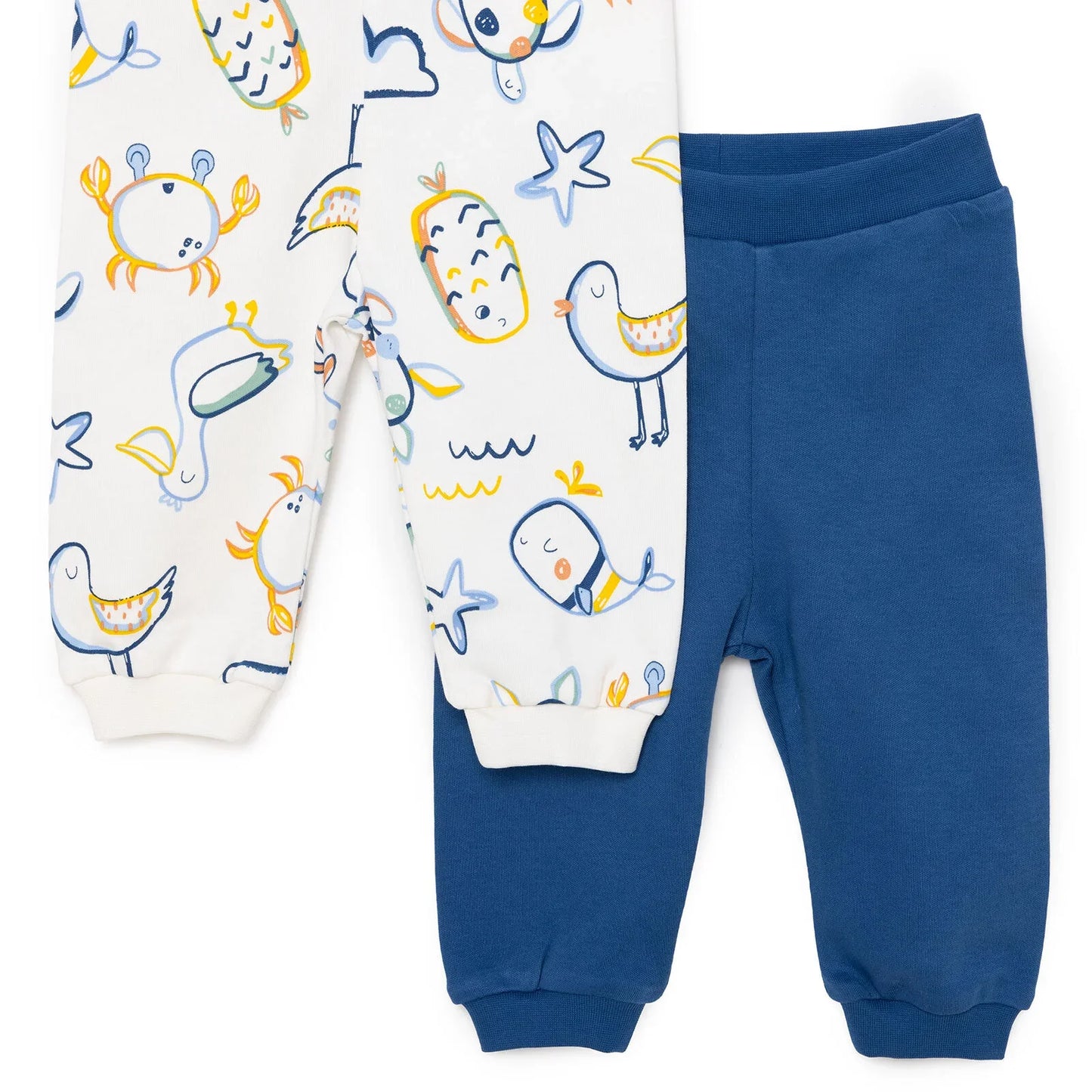 HelloBaby Basic Boy Joggers 2 pcs - Navy Blue