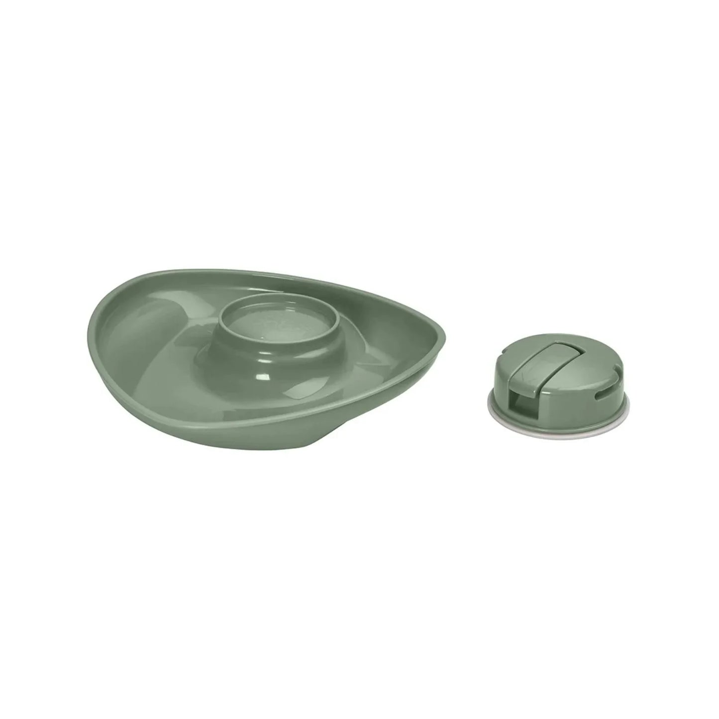 Vital Baby Nourish Power Suction Plate - Natural Moss